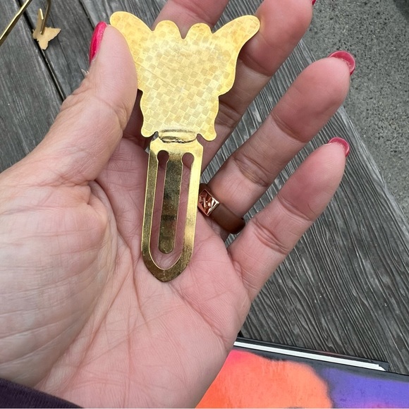 VINTAGE Cloisonne butterfly bookmark - Picture 6 of 6